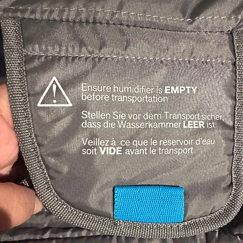 Dark grey medical bag